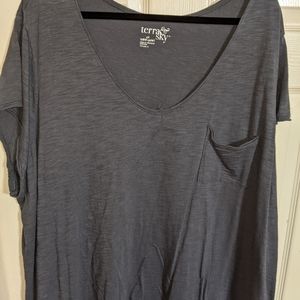Women's terra & sky pocket tee